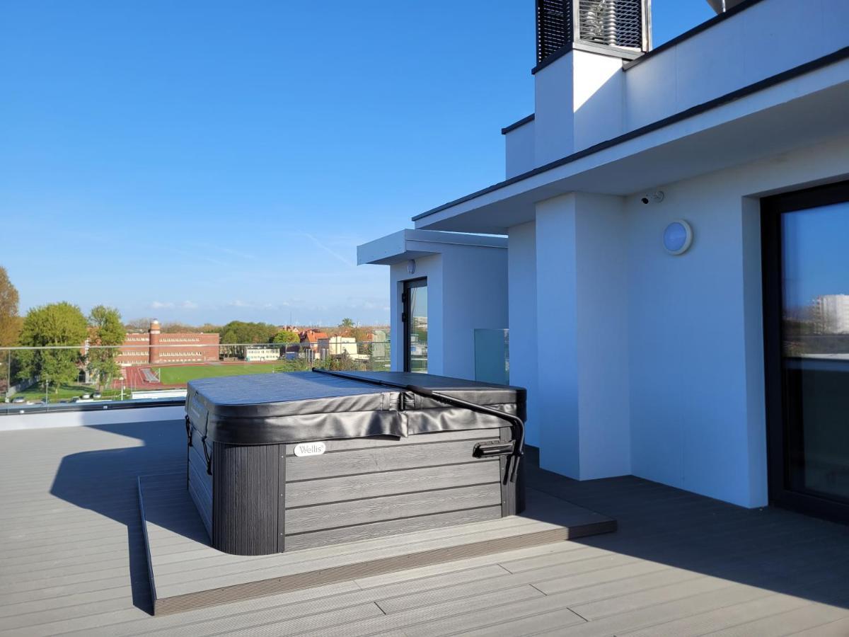 Baltic Marina Residence 19 Z Parkingiem, Jacuzzi, Sauna I Silownia 科沃布热格 外观 照片